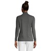 Lands' End Women's Relaxed Cotton Long Sleeve Mock Turtleneck - 2 of 4