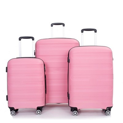 Hardshell Luggage Sets 3 Piece With Tsa Lock And 360 Degree Double Spinner Wheels Pp Lightweight Durable Hand Luggage (20"/24"/28")