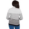 Alfred Dunner Women's Ombre Stripe Two In One Sweater - 2 of 4