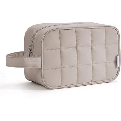 Narwey Puffy Travel Toiletry Bag for Traveling Women Girl, Travel Bag for Toiletries,