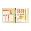 Best Year Ever 1" 3 Ring Binder Tangerine/Bubblegum - 3 of 4