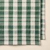 Set of 4 Cloth Plaid Napkins Cream/Green - Hearth & Hand™ with Magnolia - 3 of 3