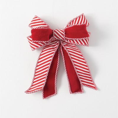 Sullivans Bow Ornament 15"H Red