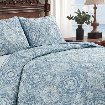 Turtle Cove Quilt & Sham Set Turquoise/Aqua - Tommy Bahama, 5 of 17