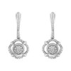 Haus of Brilliance Silver Miracle-Set Diamond Accent Drop and Dangle Earrings - 3 of 4