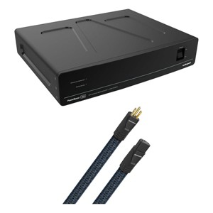 AudioQuest PowerQuest 303 12-Outlet Surge Protector and Power Conditioner with AudioQuest Monsoon 1.0m High-Current 15 AMP AC Power Cable - 1 of 4