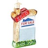 Old World Christmas Glass Blown Ornament for Christmas Tree, Realty Sign - 2 of 4