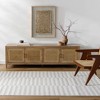 Hauteloom Melva Beige Striped Area Rug - 3 of 4