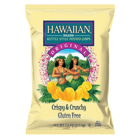 Hawaiian Original Crispy & Crunchy Kettle Style Potato Chips - 7.5