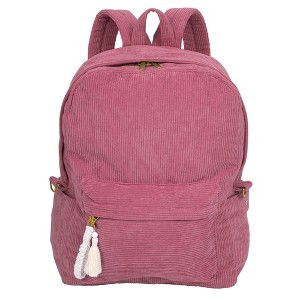 Style.Lab by Fashion Angels: Billie Corduroy Backpack - Rose Pink - 1 of 4