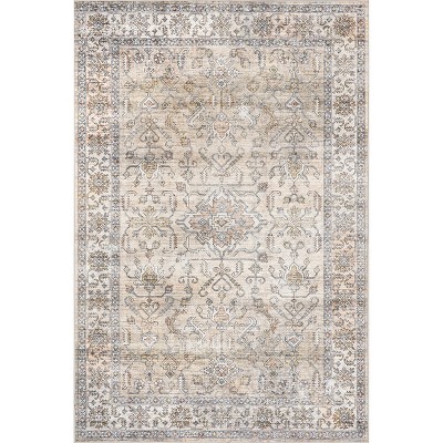 Nuloom Britt Spill Proof Machine Washable Area Rug 8x10, Ivory : Target