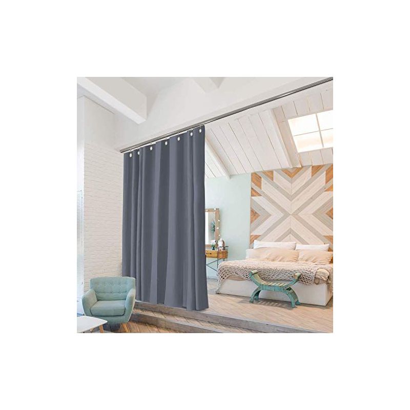 Room/Dividers/Now Ceiling Track Room Divider Kit - - X-Large B Slate Gray, 1 of 4