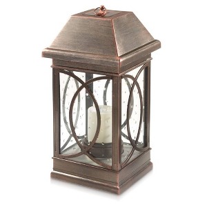 Smart Solar San Vicente Estate 22" Solar Lantern Bronze - 1 of 4