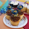 Averett University Primary Logo Heart Love Cupcake Picks Toppers Decoration Set of 6 - 4 of 4