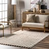Nuloom Jeni Cozy Plush Solid Faux Rabbit Pet Friendly Premium Machine Washable Area Rug - 2 of 4