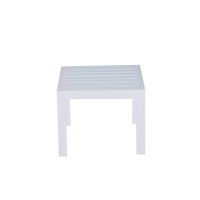 Mirabelle Outdoor Side Table - White - Adore Decor