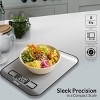 iHome 11lb Stainless Steel Kitchen Food Scale - 4 of 4