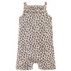 Touched by Nature Baby Girl Organic Cotton Rompers 3pk, Leopard - image 4 of 4