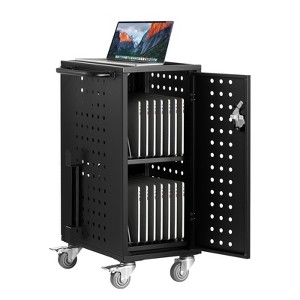 VEVOR Charging Cart, 16 Device Mobile Charging Station, Up to 15.6 in Screen Size, Office and Classroom Mobile Charging Cart, for Chromebook - 1 of 4