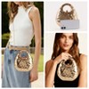 Elegant Metallic Purse with Detachable Chain - Versatile Women's Handbag for Wedding, Party, and Evening Events (Gold) - 2 of 4