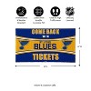 Evergreen Come Back with Tickets St Louis Blues 28" x 16" Woven PVC Indoor Outdoor Doormat - 2 of 4