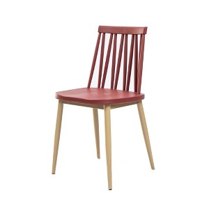 Commerical Seating Products,Plastic Windsor Chair With Metal Legs - 1 of 2