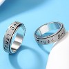 Anxiety Relief Spinner Ring | 18K Gold Plated Stainless Steel | Hypoallergenic Adjustable Ring for Women & Men Size 6-10 - 4 of 4
