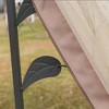 Resenkos Outdoor Garden Gazebo, Sunshade Gazebo Canopy,10' x 10' Steel Outdoor Patio Gazebo with Polyester Privacy Curtains, Two-Tier Roof - 2 of 4