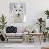 Stupell Industries White Wolf in Snow Canvas Wall Art - 2 of 4