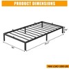 Low-Profile Full-Size Metal Bed Frame, 800 Lbs Support, Reinforced Slats, Noise-Free, No Box Spring Needed, Easy Assembly - 2 of 4