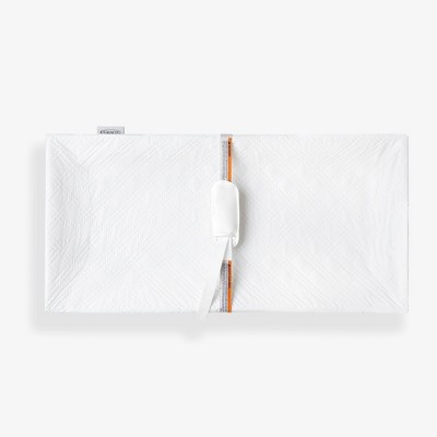 White PVC-Free PEVA 4-Sided Contoured Baby Changing Pad