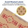 Avery Kraft Brown Wraparound Band Labels with Sure Feed, 1.5" x 3.5", 1,000 Kraft Brown Labels, Print-to-the-Edge, Laser/Inkjet Printable Labels - 4 of 4
