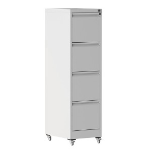 Anybear 4 Drawer Metal Locking Vertical File Cabinet on Wheels for Home & Office - 1 of 4