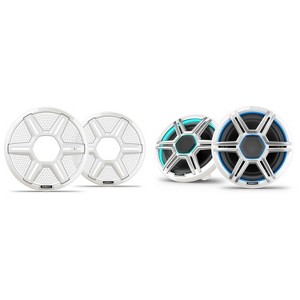 Garmin Fusion Apollo AP-FL77SPW 7.7" LED Marine Speakers Sport Grills, White, Pair with Garmin Fusion Apollo 010-13291-11 7.7" Sport Grills, Mesh W... - 1 of 4