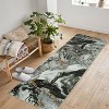 Area Rug Soft Modern Abstract Boho Washable Large Machine Rug Non-Slip Low Pile Carpets for Bedroom Entryway Office Dining Table - 3 of 4