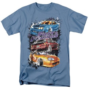 Men's Fast And The Furious Smokin Street Cars T-Shirt - 1 of 4