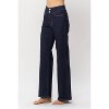 Women's Geometric Waistband Wide Leg Jean - Judy Blue - 2 of 4