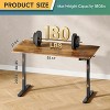 GALAXHERO 55 x 28 Inch Electric Standing Desk, Adjustable Height Sit-to-Stand Desk with 3 Memory Presets, Ergonomic Computer Desk for Home Office - 3 of 4