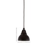 Toltec Lighting Any 1 - Light Pendant in  Dark Granite with 7" Chrome Double Bubble Metal Shade Shade - 2 of 2