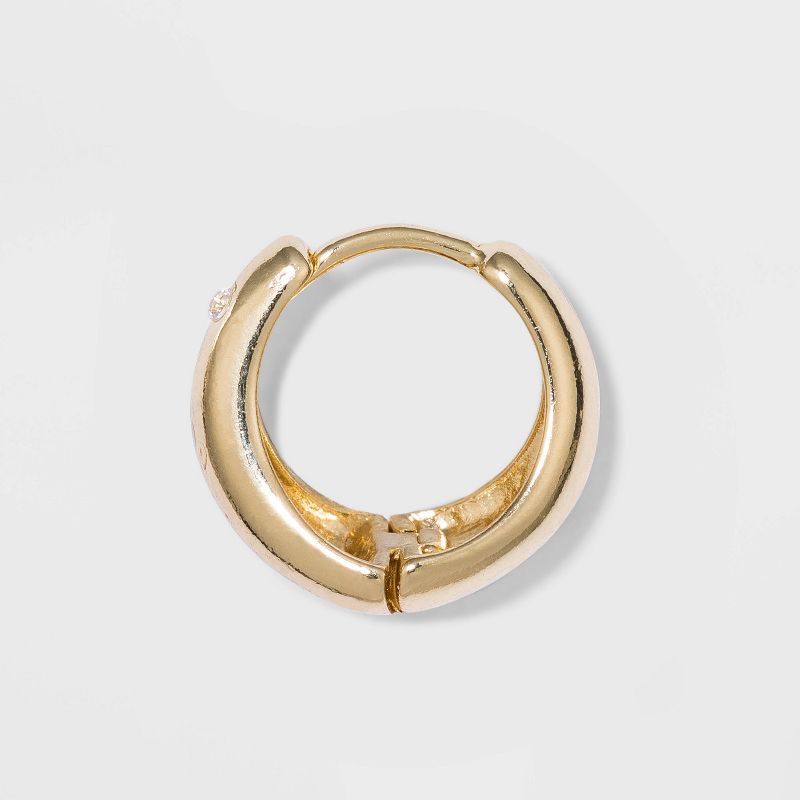 Small Hoop Earrings - A New Day&#8482; Gold, 2 of 3
