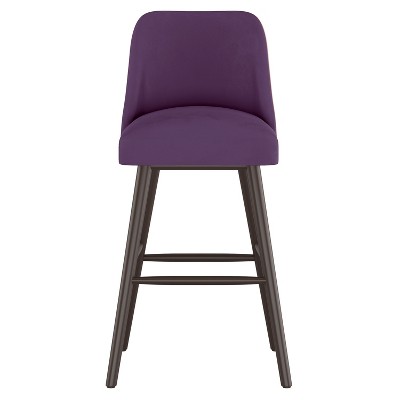 30" Geller Modern Barstool Purple Velvet - Project 62™