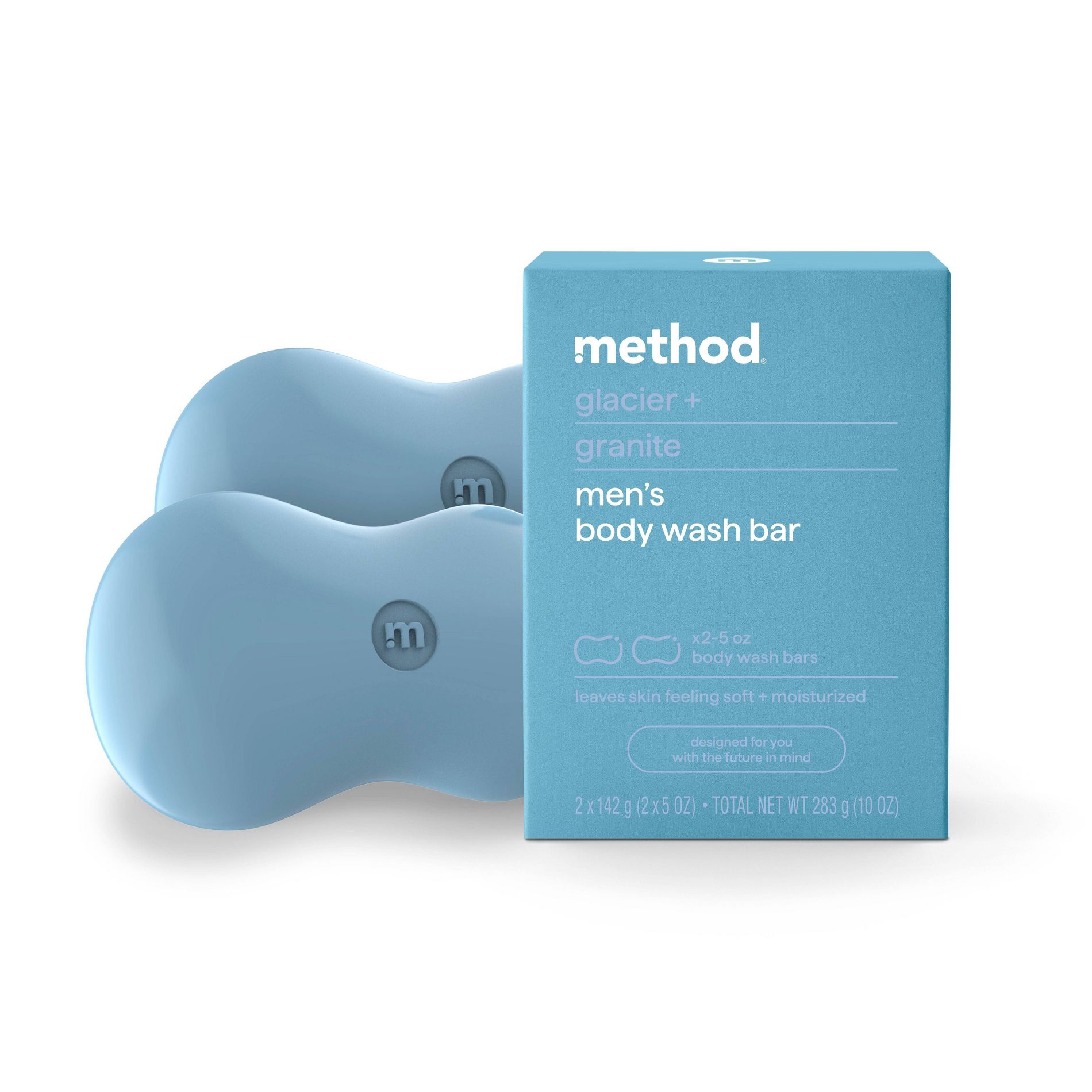 Method Men's Bar Soap - Glacier Granite - 2pk - 5oz each