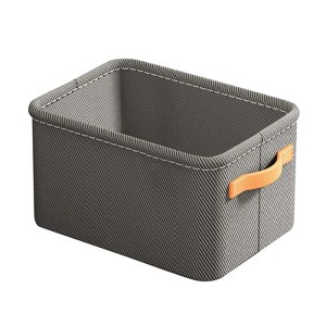 Attop Thick Fabric Storage Basket For Clothes Storage Box For Clothes Dormitory And Household Miscellaneous Storage Box Storage - 1 of 4