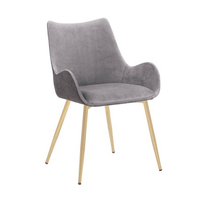 Avery Fabric/Metal Dining Room Chair - Armen Living