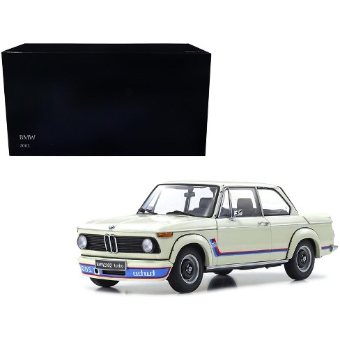 BMW 2002 Turbo White with Red and Blue Stripes 1/18 Diecast Model Car by  Kyosho