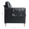 79.5" 3-Seater Sofa, Modern Upholstered Sofa With Side Pocket Solid Wood Frame For Living Room - 4 of 4