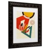 Trademark Fine Art - Ana Rut Bre Mid Century Cirque 2 Matted Framed Art - 3 of 4