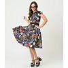 Elvira x Unique Vintage Women's Hedda Swing Dress - 3 of 4