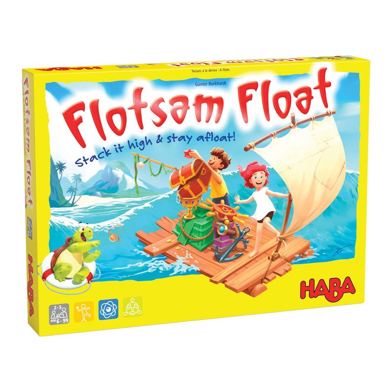 HABA Flotsam Float - Island Hopping, Wreckage Piling Stacking and Balancing Game, 1 of 10