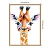 Amanti Art Giraffe by Ohkimiko  Framed Canvas Wall Art - 3 of 4